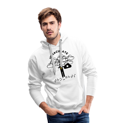 Immaculate Thoughts Men's Hoodie - white