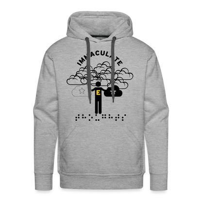 Immaculate Thoughts Men's Hoodie - heather grey