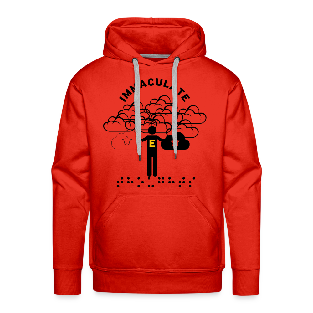 Immaculate Thoughts Men's Hoodie - red