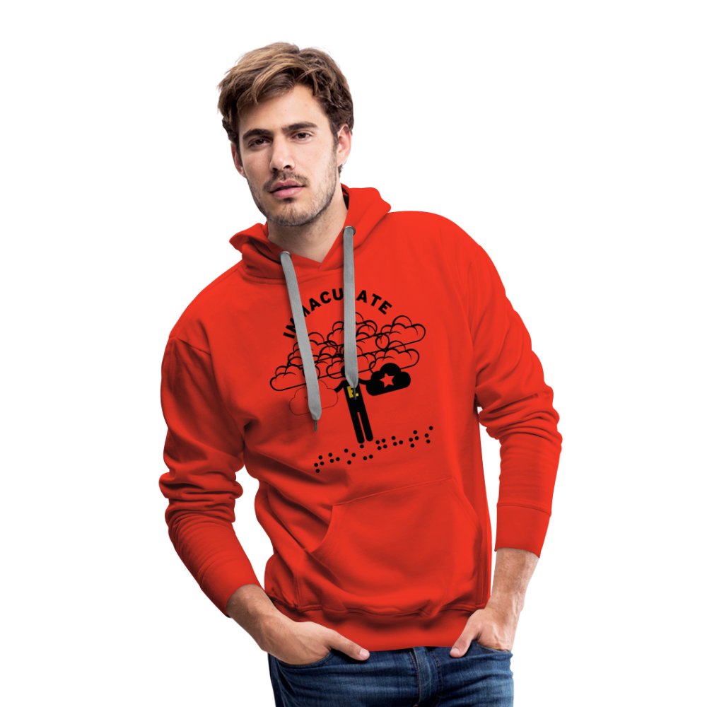 Immaculate Thoughts Men's Hoodie - red