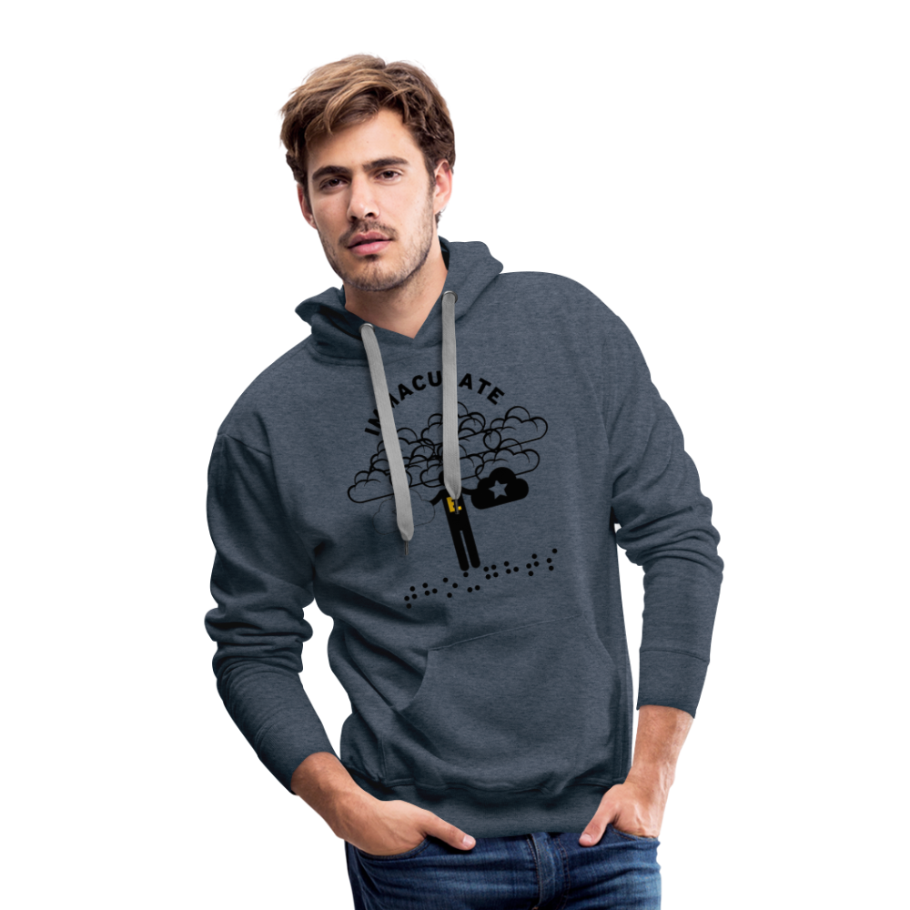 Immaculate Thoughts Men's Hoodie - heather denim