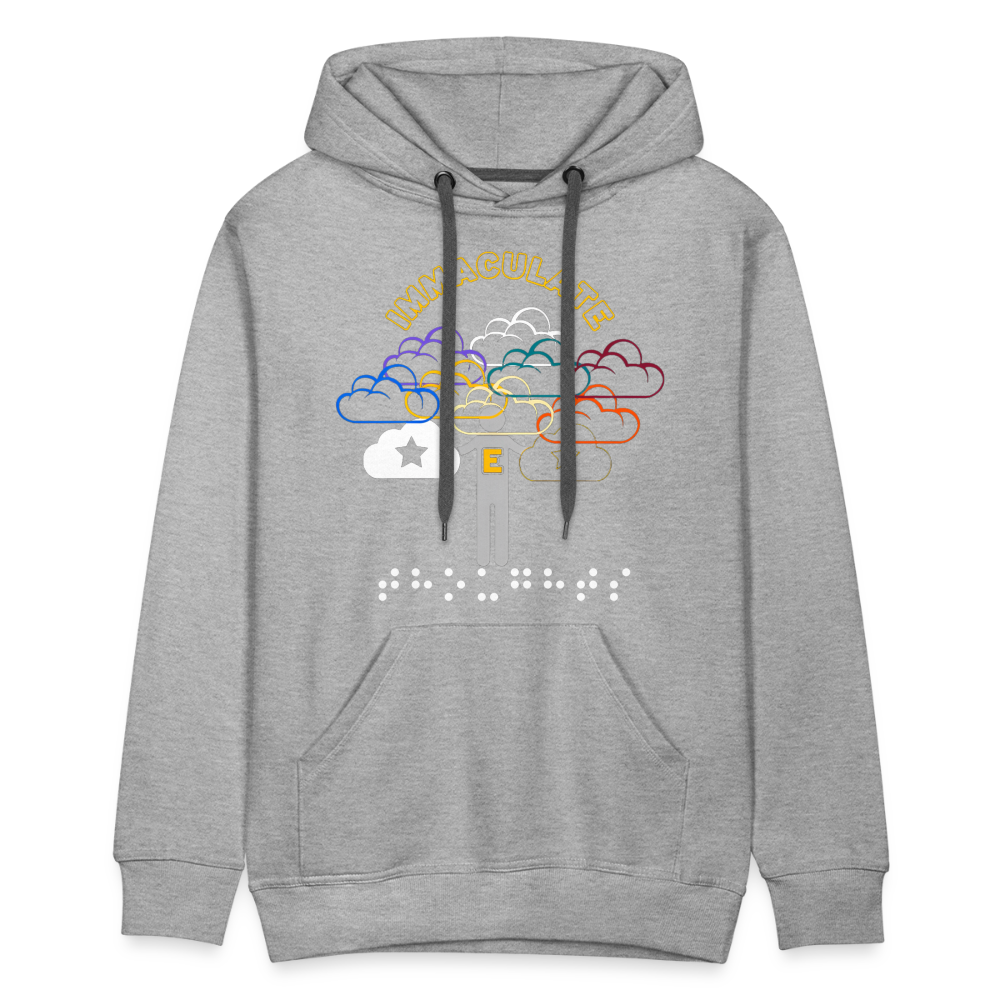 Immaculate Thoughts Men's Hoodie Color - heather grey