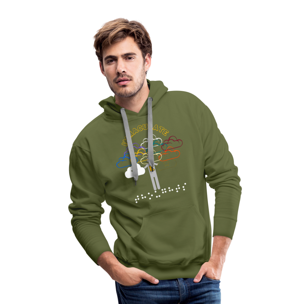 Immaculate Thoughts Men's Hoodie Color - olive green