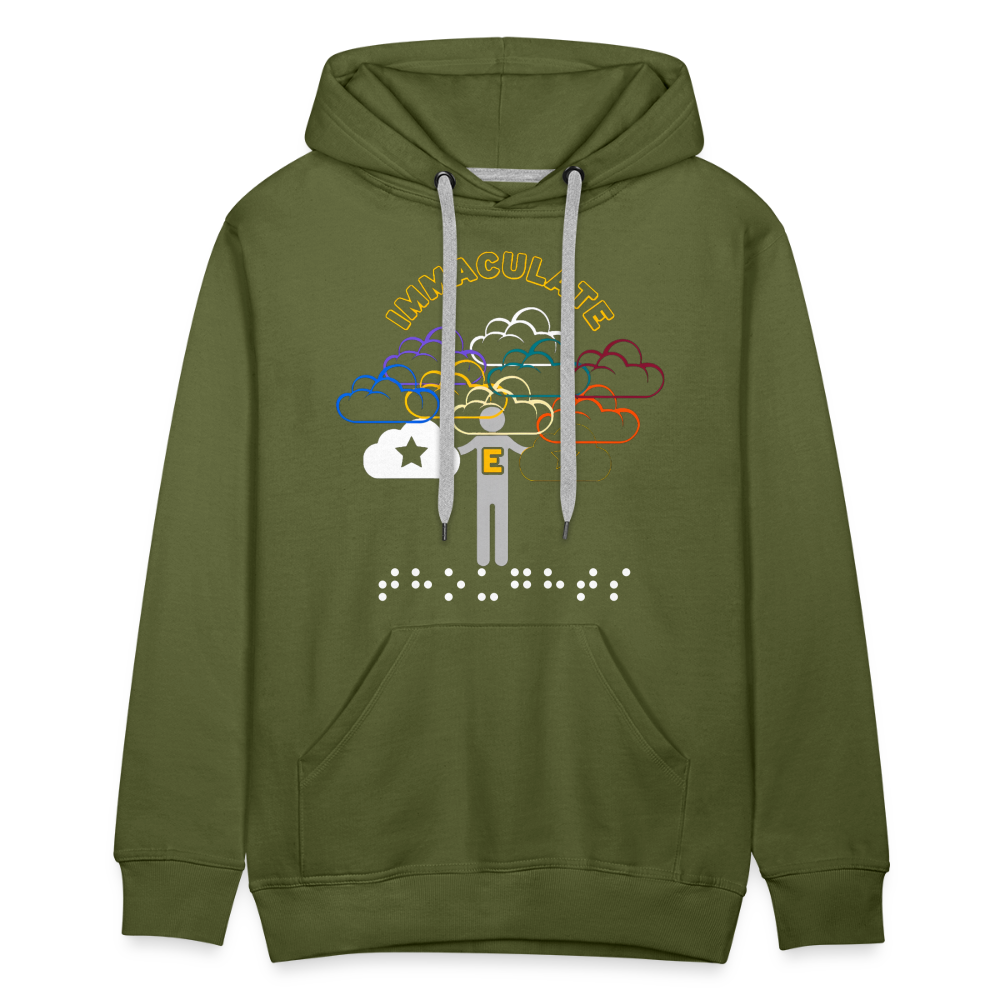 Immaculate Thoughts Men's Hoodie Color - olive green